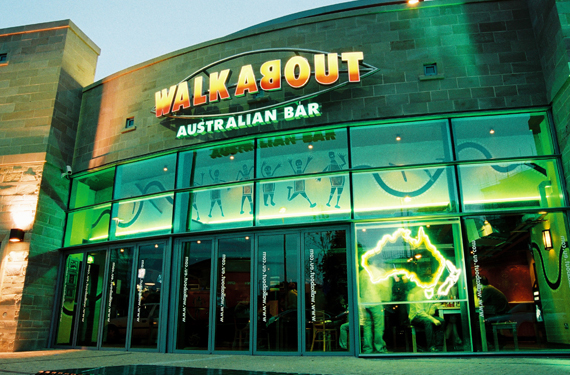 Interain Including Walkabout Australian Bars